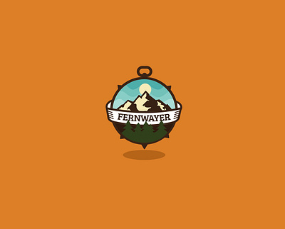 attachment 95683189 brand branding card compass design draw east fern hipster icon illistration logo logos mountain nature north south vector west