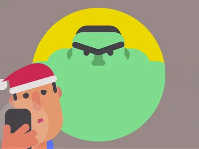 Adam Kay & Hulk animation art direction illustration