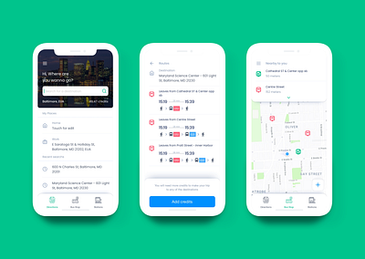 Public Transport Application app bus city design maps route travel travel app traveling ui ux