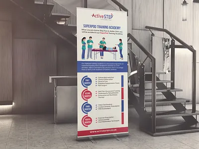 Medical Rollup Banner branding brochure brochure design catalog flyer medical pamphlet photograhy real estate rollup banner typography