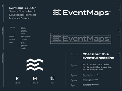 EventMaps - Logo Design 🗺️ bird brand identity branding e event free identity letter monogram lettermark logo design logomark logos logotype m map maps road travel water waves