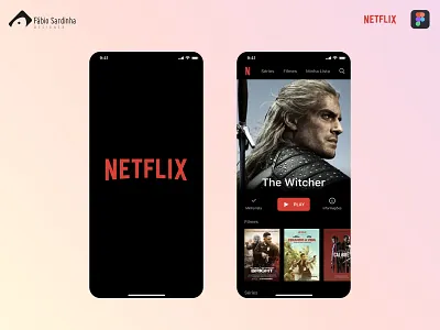 Layout study and Figma Smart Animation design figma interface netflix ui ui ux design