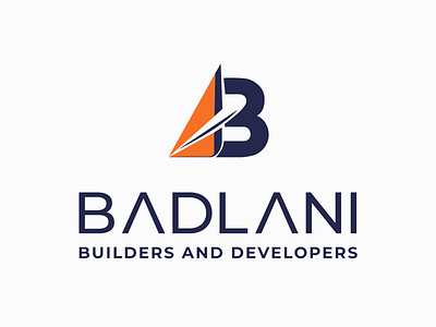 Badlani Builders - Logo Design 3d accessibility brand branding design emblem graphic design illustration logo logo design ui vector wordmark