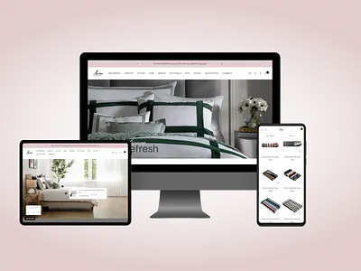 Aura Home NJ - Bedding & Linen aura bedding branding design dev development ecommerce figma home jersey linen mexico new nj proficient shop shopify store ux web