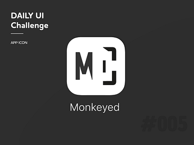 Daily UI Challenge 005 adobexd app icon daily 100 challenge daily ui daily ui 005 development frenchie icon design illustrator ios monkeyed uidesign