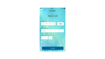 Daily UI #2 - Payment design ui