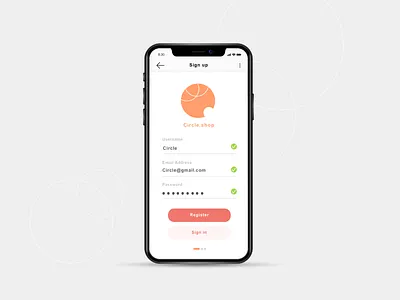 DailyUI 01 - Sign Up design signup typography vector