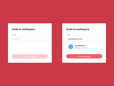 Add to workspace popup dailyui dailyui 016 popup ui