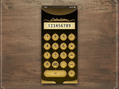 Typewriter calculator app app design calculator calculator ui dairy ui 004 dairyui design figma uidesign