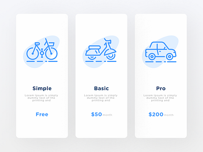 Pricing 030 banner daily ui design minimal pricing ui ux web