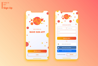 Daily UI #001 Sign Up dailyui 001 design logo ui