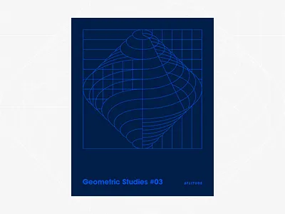 Geometric Studies #03 1980s abstract avant garde blueprint digital duotone geometric art geometric grid grid design grids line art linear design minimalist pattern poster retro typography vector