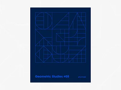 Geometric Studies #05 1980s abstract avant garde blueprint digital duotone geometric art geometric grid grid design grids line art linear design minimalist pattern poster retro typography vector