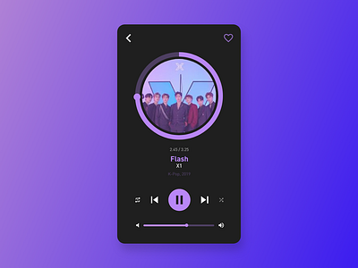 Daily UI - #9 Music Player daily ui challenge dailyui ui uidesign