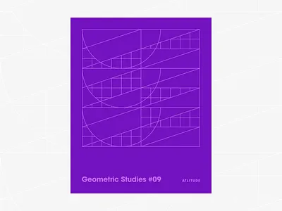 Geometric Studies #09 1980s abstract avant garde blueprint digital duotone geometric art geometric grid grid design grids line art linear design minimalist pattern poster retro typography vector
