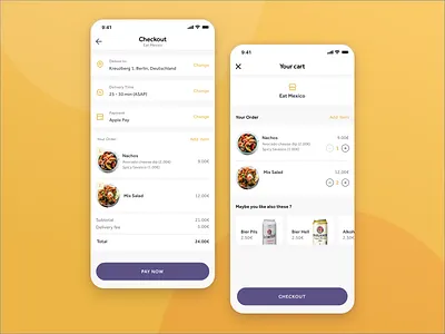 DailyUI 002 Checkout 002 checkout dailyui delivery app