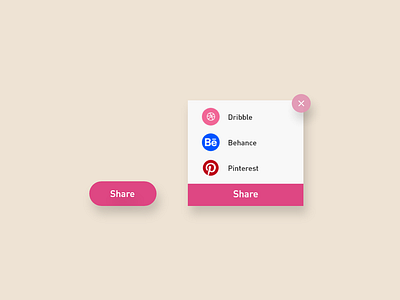 Daily UI - #10 Social Share daily ui daily ui challenge ui uidesign