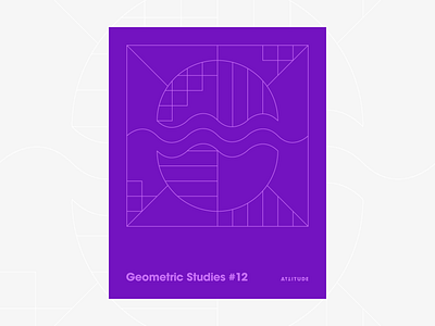 Geometric Studies #12 1980s abstract avant garde blueprint digital duotone geometric art geometric grid grid design grids line art linear design minimalist pattern poster retro typography vector