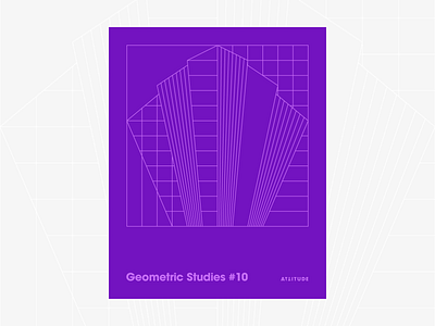 Geometric Studies #10 1980s abstract avant garde blueprint digital duotone geometric art geometric grid grid design grids line art linear design minimalist pattern poster retro typography vector