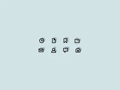#DailyUI #UI #055 #iconsets