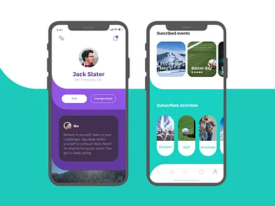 Social App #1 app app design colorfull design events social ui uidesign uiux ux uxdesign