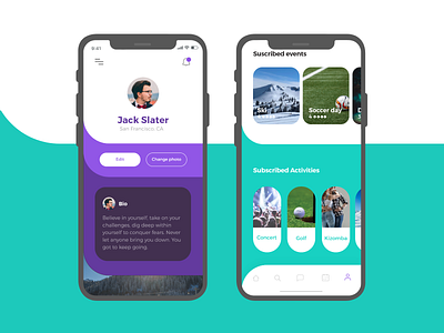 Social App #1 app app design colorfull design events social ui uidesign uiux ux uxdesign