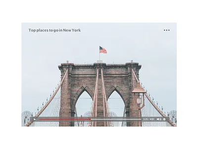 #DailyUI #UI #057 #videoplayer #video