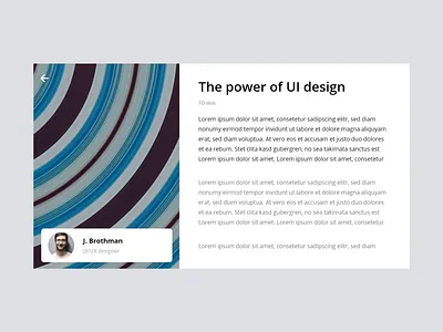 Blog post design blog blog post dailyui dailyui 035 dailyuichallenge design ui