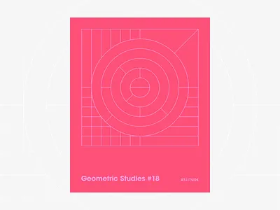 Geometric Studies #18 1980s abstract avant garde blueprint digital duotone geometric art geometric grid grid design grids line art linear design minimalist pattern poster retro typography vector