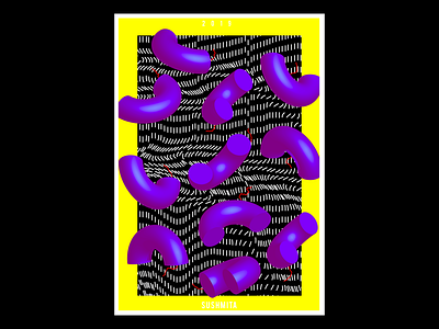 Abstract Poster 3d gradient illlustration lines paths poster design solids vector