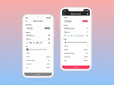 Daily UI 002 Credit Card Checkout Form checkout dailyui ecommerce figma ios product design shopping cart visual design wireframe