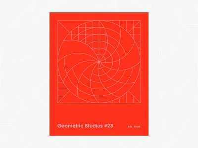 Geometric Studies #23 1980s abstract avant garde blueprint digital duotone geometric art geometric grid grid design grids line art linear design minimalist pattern poster retro typography vector