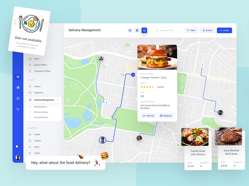 Jet Admin - Marketplace Admin Panel admin admin panel business chart chat creative dashboard dc grid interface manager movies product statistics ui ux web webdesign widgets