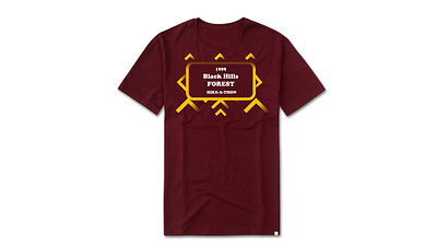 Black Hill Forest Hike-A-Thon T-Shirt 1999 mockup rebound shirt shirtdesign