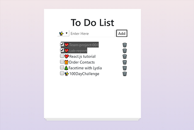 Day003 TodoList 100daychallenge 100daysofcode