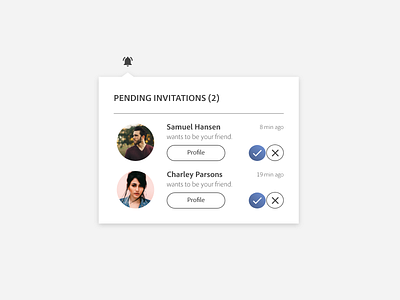 Daily UI #078 - Pending Invitation 078 adobe xd daily ui daily ui challenge mobile mobile ui pending invitation ui visual interface web webdesign