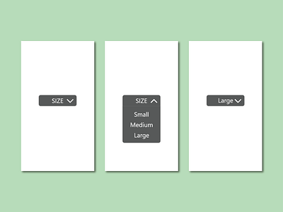 DailyUI #027 - Dropdown dailyui dailyui027 dropdown dropdown ui