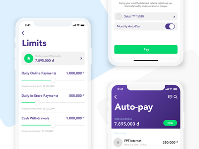 Automated Money - timo Mobile Banking app bank app fintech icon mobile banking payment ui ux visa card