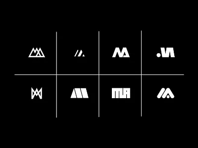 Monogram panel series #2 branding design illustration illustrator logo minimal modernism monogram logo vector