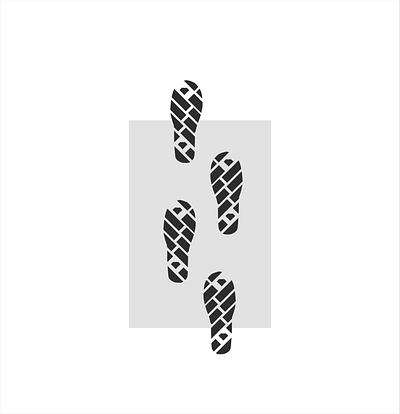 Inktober 2019 - Day 20 - Tread black and white logo design illustration inktober inktober2019 shoe treads shoes steps tread