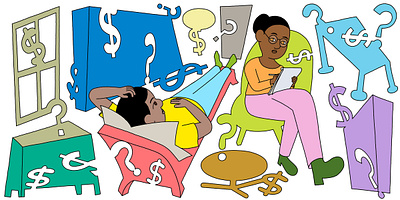 When Therapy Causes More Money Anxiety anxiety cash cashflow editorial finance finances illustration laurierollitt medium money therapy