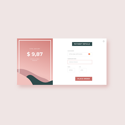 Credit Card Checkout adobexd app challenge dailyui dailyui 002 design ui web