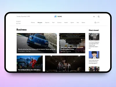 Daily UI 094 – News dailyui dailyuichallenge designui figma news newsfeed site ui uidesign webdesign