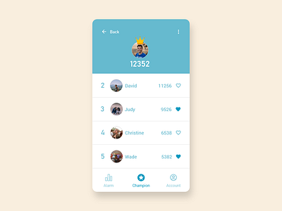 Daily UI - #19 Leaderboard daily ui daily ui challenge ui uidesign