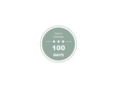 #DailyUI #UI #084 #badge #challenge