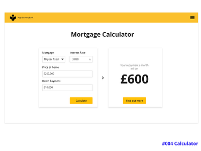 Calculator | Daily UI #004 004 branding calculator daily ui dailyui dailyuichallenge design ui userexperience userinterface uxui