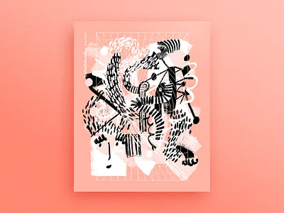 Expressive Abstraction vs Geometric Precision #05 abstract adobe fresco adobe illustrator behance project collaboration color doodles expressive geometric art geometric grid geometry gradient illustration minimalist pattern print skillshare vector