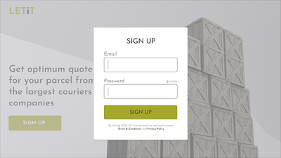 DailyUI#1-2 (Sign Up page) dailyui 001 dailyuichallenge design ui ux web website