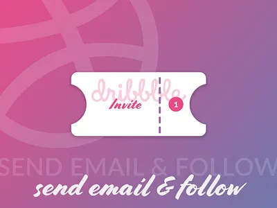 1 Dribbble Invite app best shot design dribbble dribbble best shot dribbble invitation dribbble invite follow invite giveaway mobile