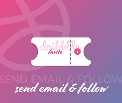 1 Dribbble Invite app best shot design dribbble dribbble best shot dribbble invitation dribbble invite follow invite giveaway mobile